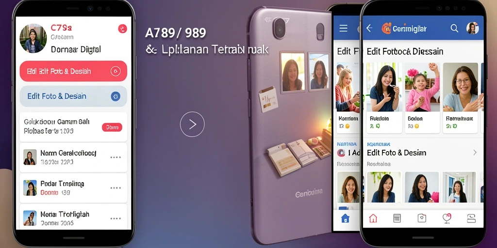 Antarmuka pengguna C789 yang intuitif dan kaya fitur untuk Gambar Digital.