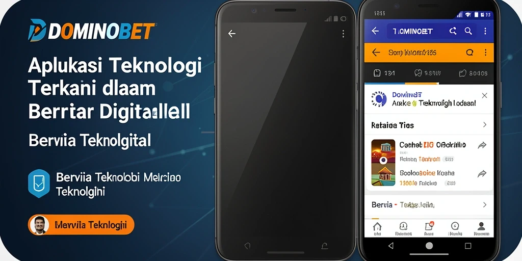 Tampilan antarmuka DOMINOBET yang modern dan fungsional.