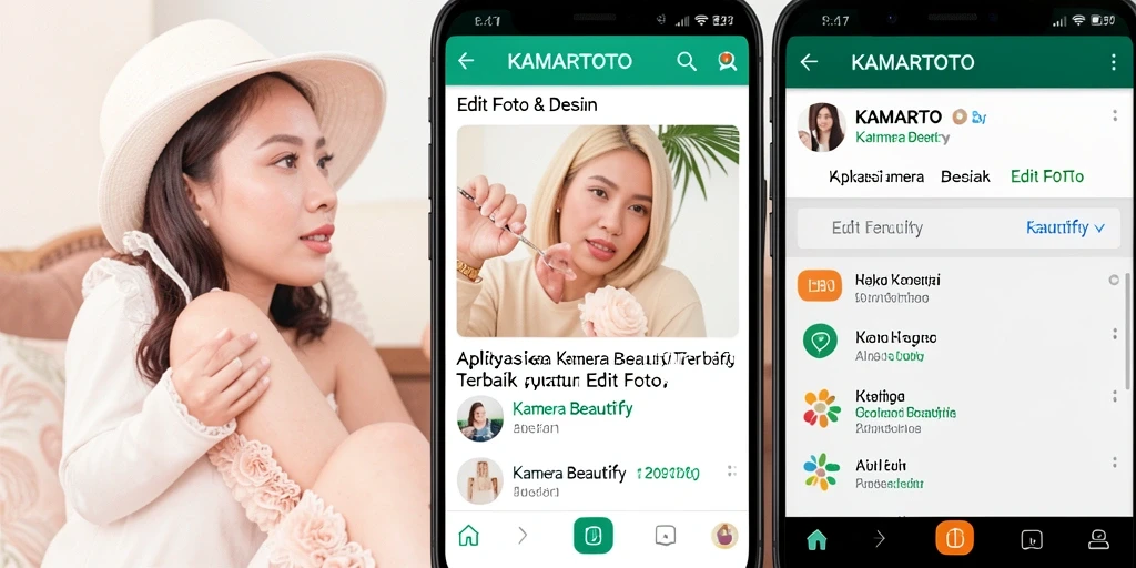Antarmuka pengguna KAMARTOTO yang menarik dan mudah digunakan.