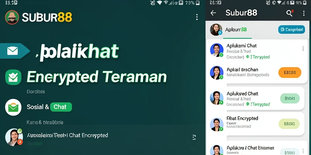 Tampilan antarmuka SUBUR88 dengan fitur chat yang aman.