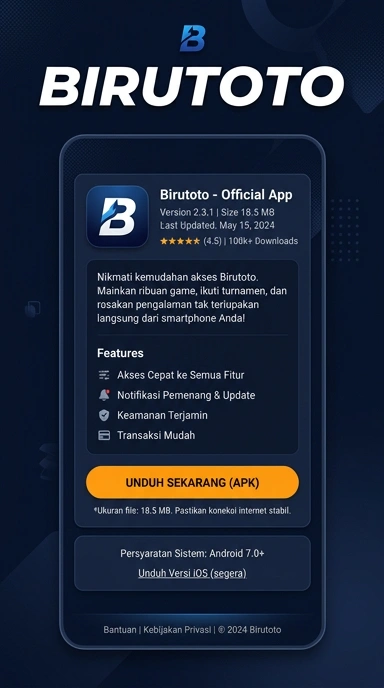 Panduan Unduh dan Instal APK birutoto untuk Android